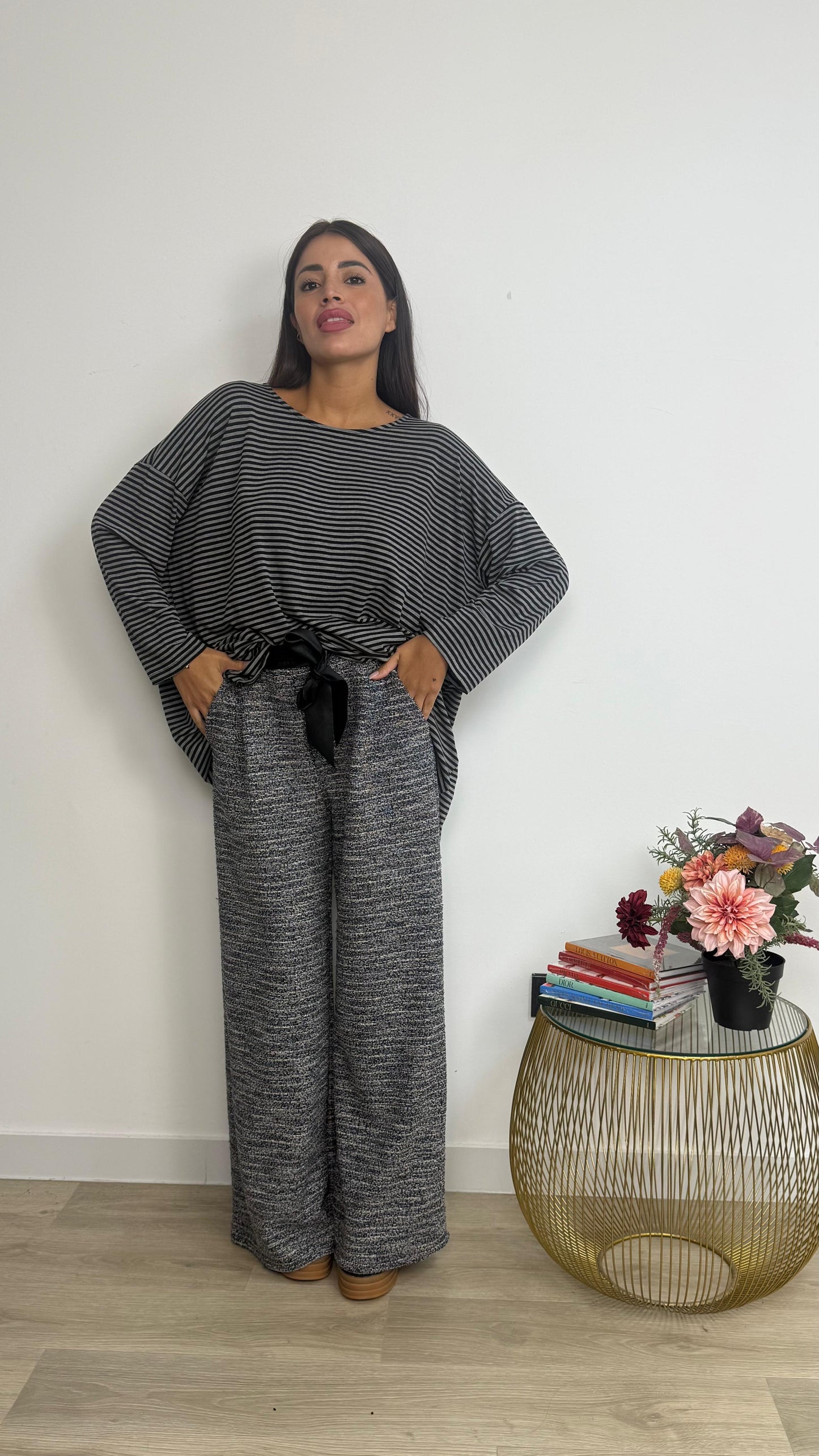 T-shirt maniche lunghe over di Wendy Trendy