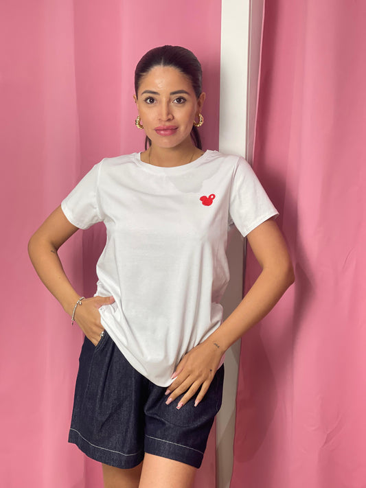 T-shirt miky ricamato