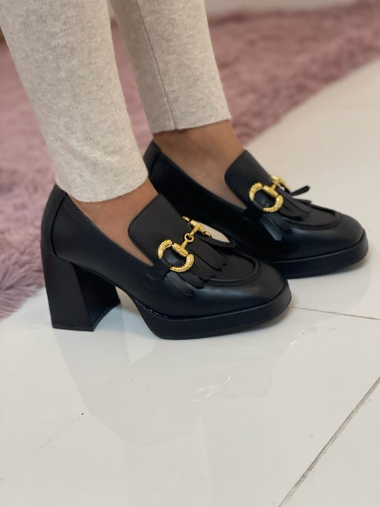 Mocassino con tacco