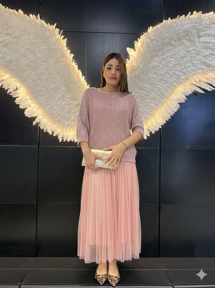 Abito in Tulle Lurex