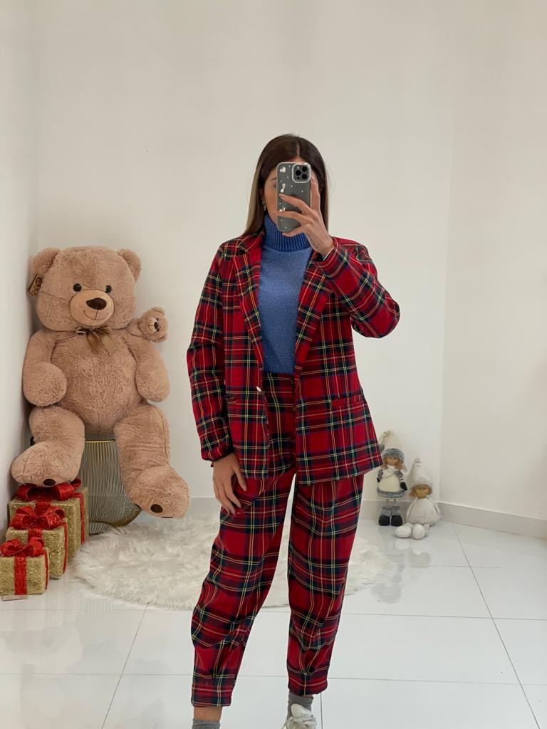 Pantalone scozzese a palloncino