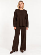Completo in Maglia con Pantalone a Palazzo