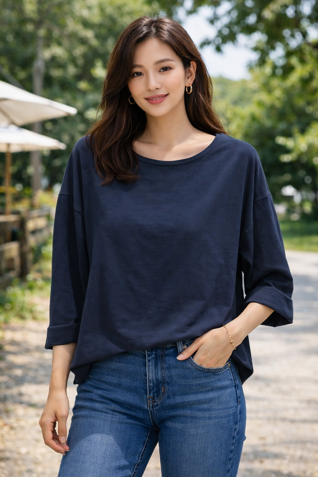 Maglia Over Cotone Wendy Trendy