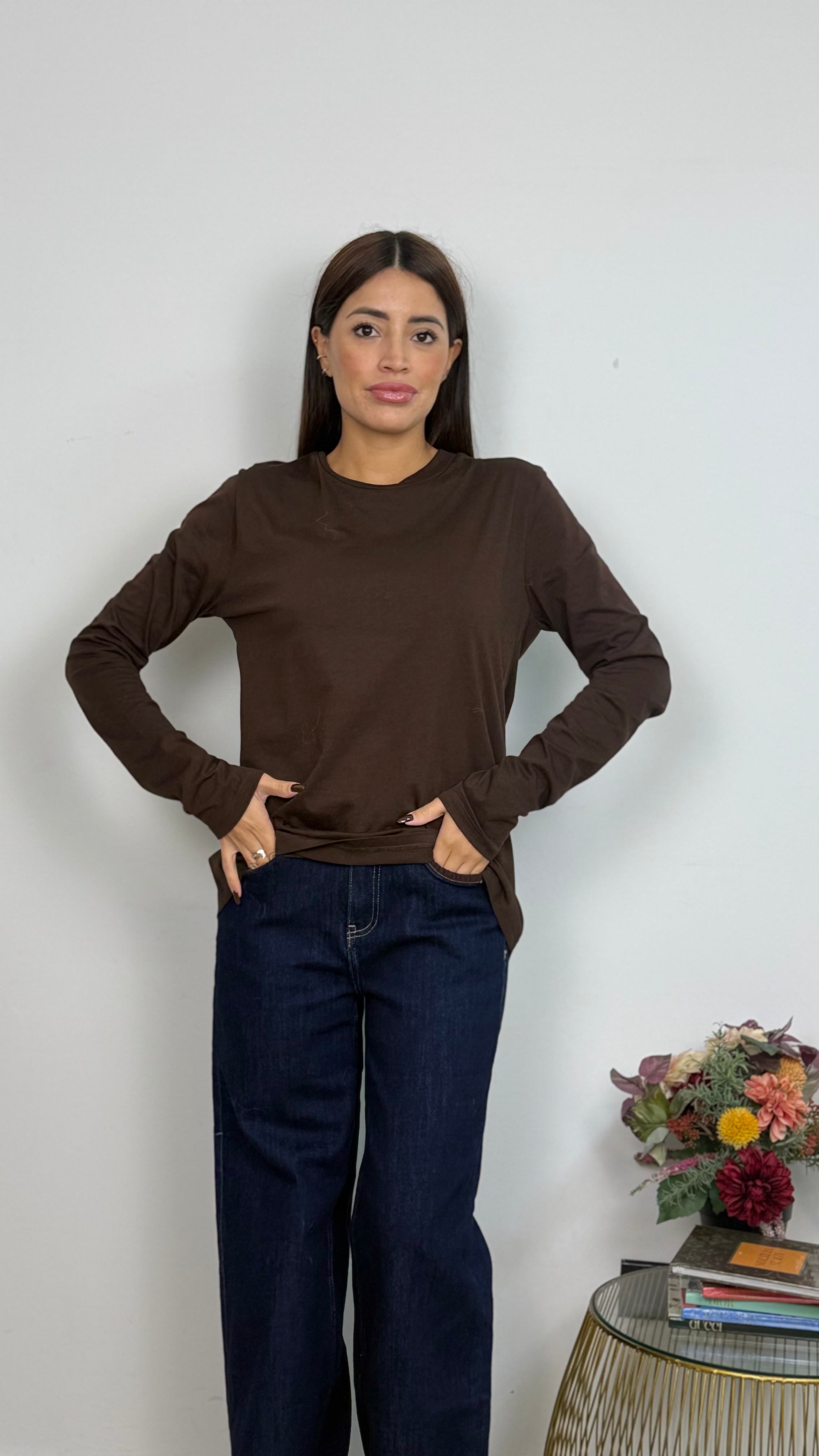 Maglia Over Girocollo Lumina
