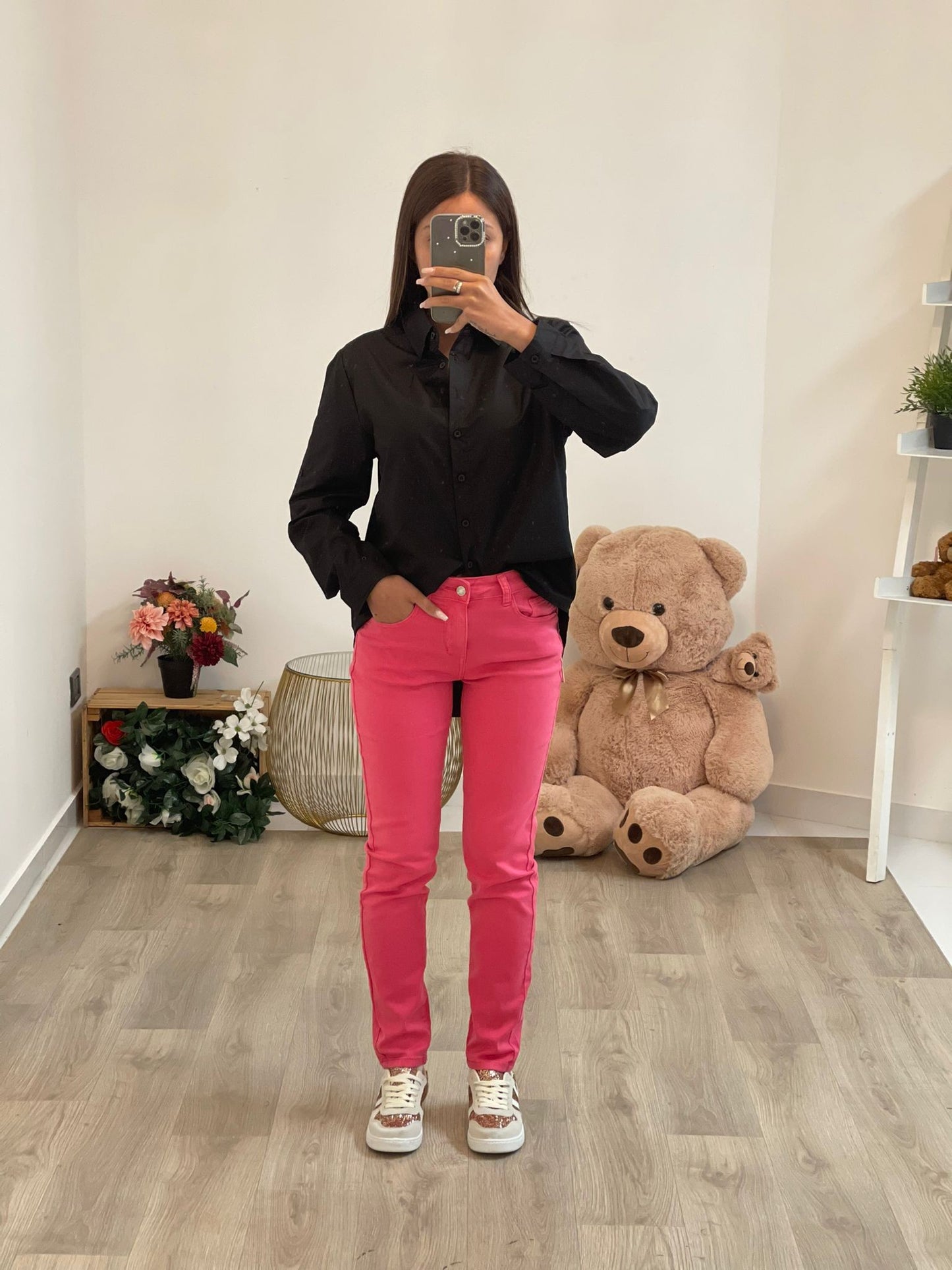 Jeans skinny taglia forte
