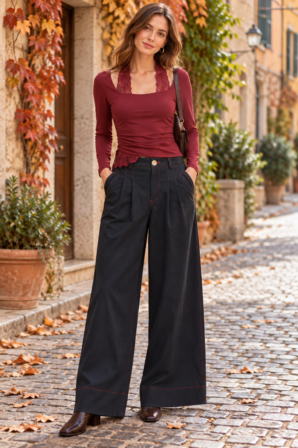 Body Collo Quadrato con Pizzo