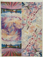 Foulard in viscosa bi-fantasia