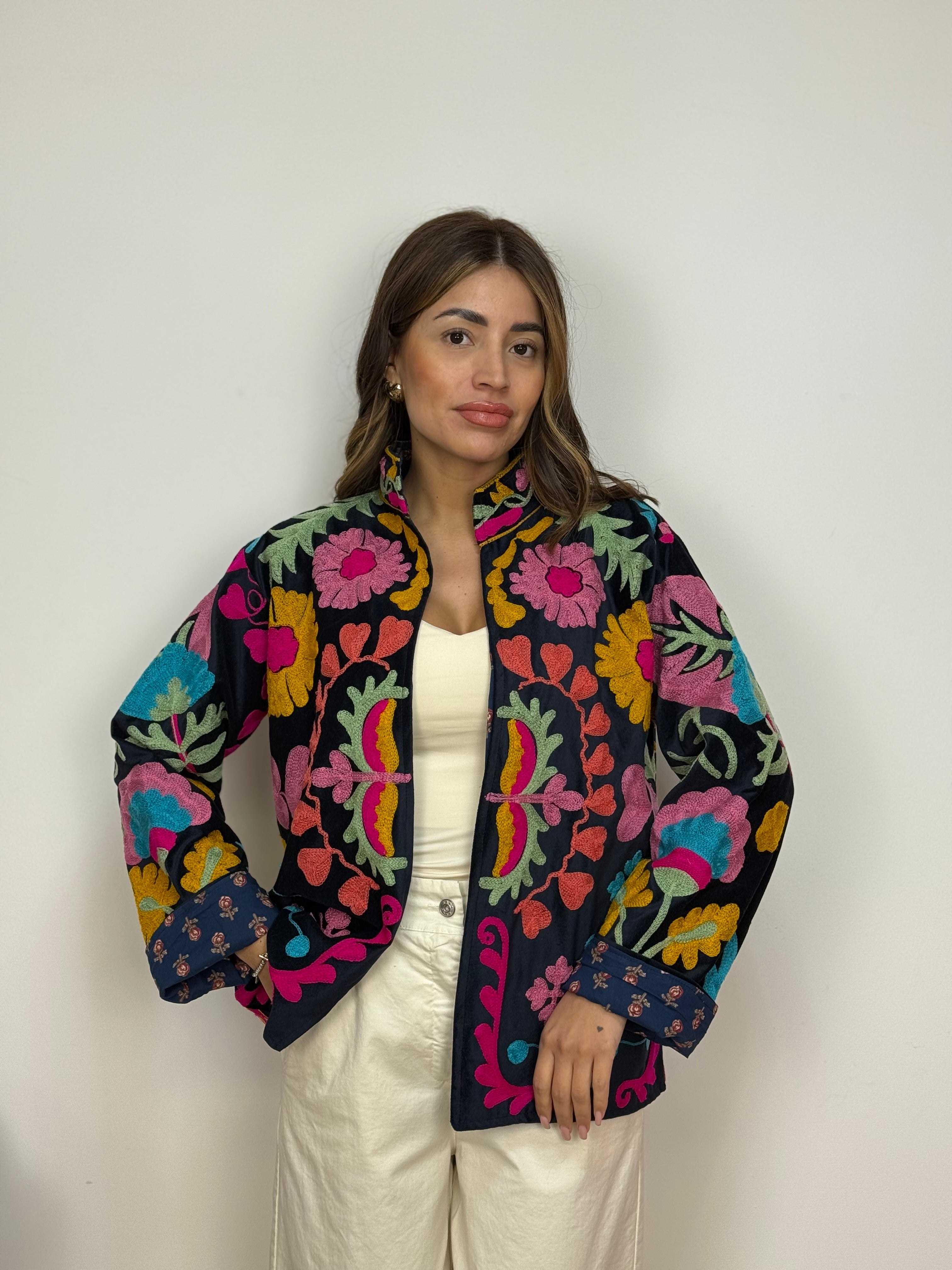 Giacca etniche ricamate