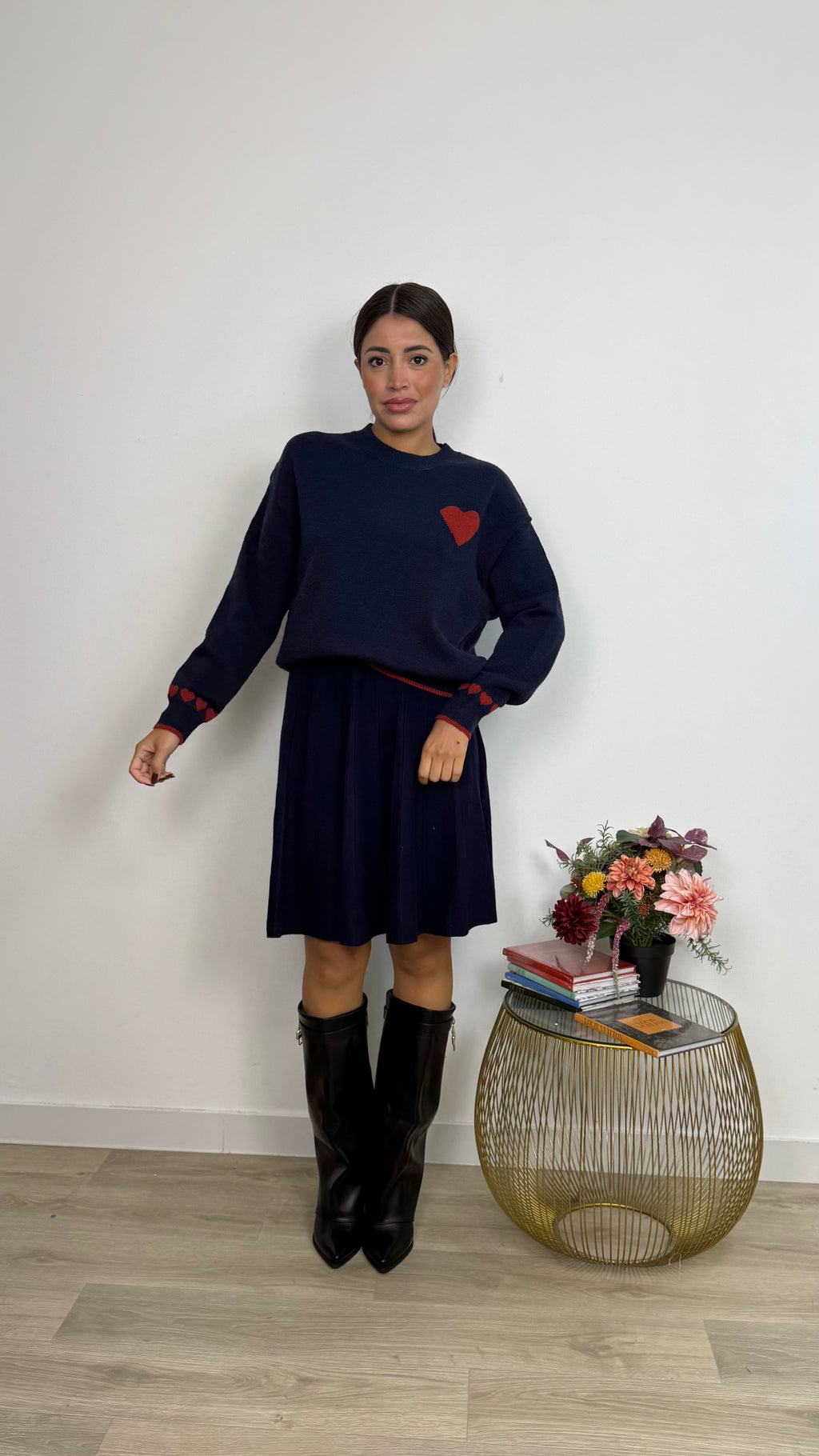 Gonna in Maglia Plissetata