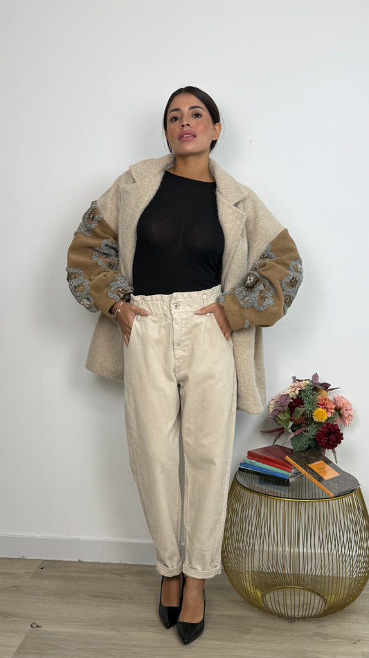 Pantalone in Velluto a Palloncino