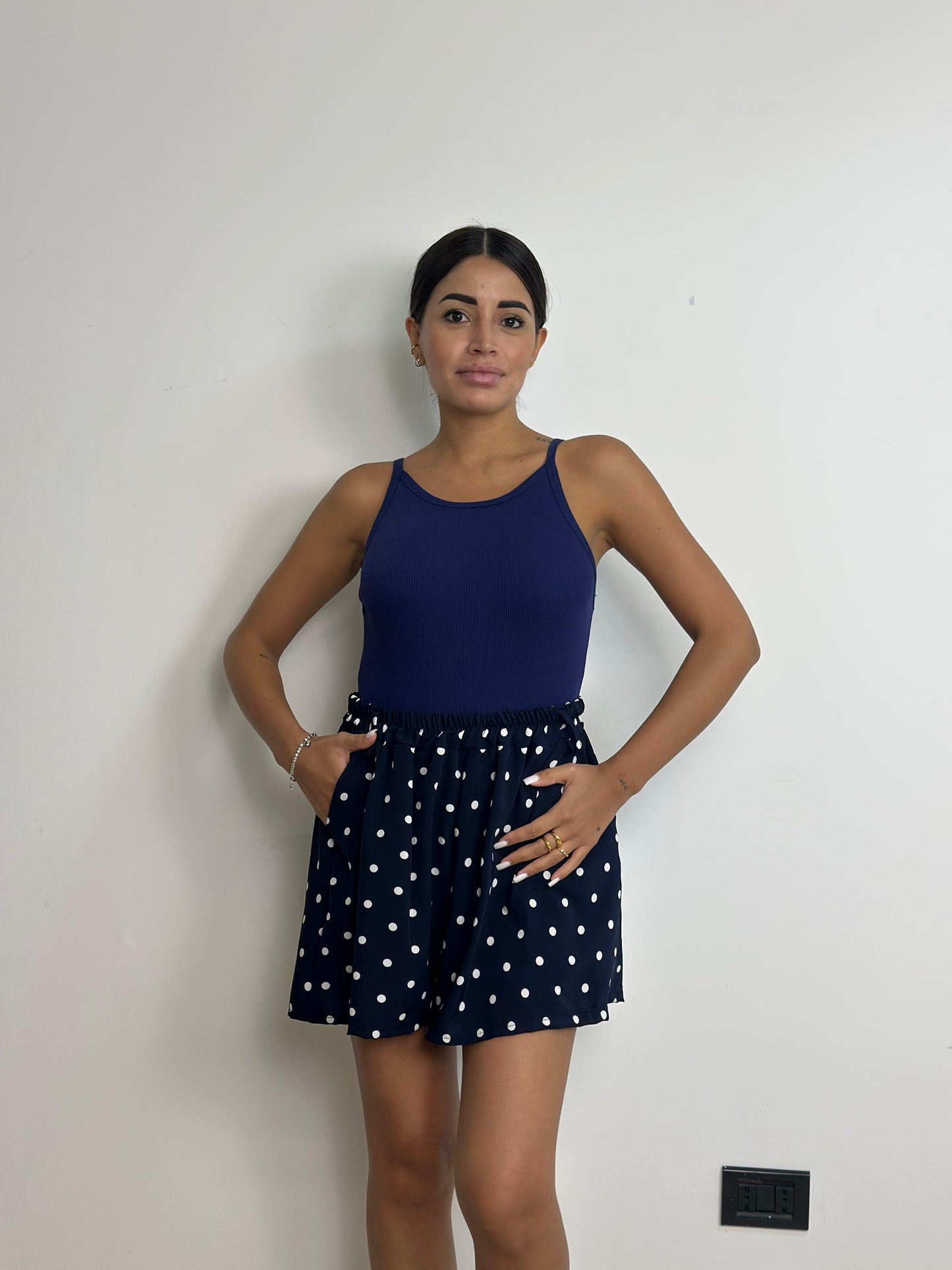 Canotta body con spalline