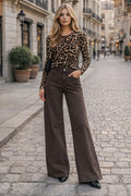 Jeans Palazzo Brown