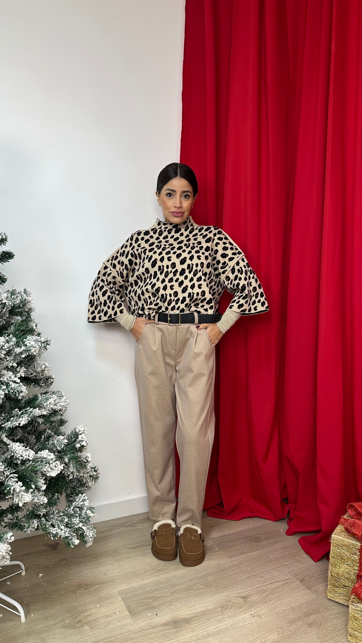 Pantalone a Sigaretta con le Pance