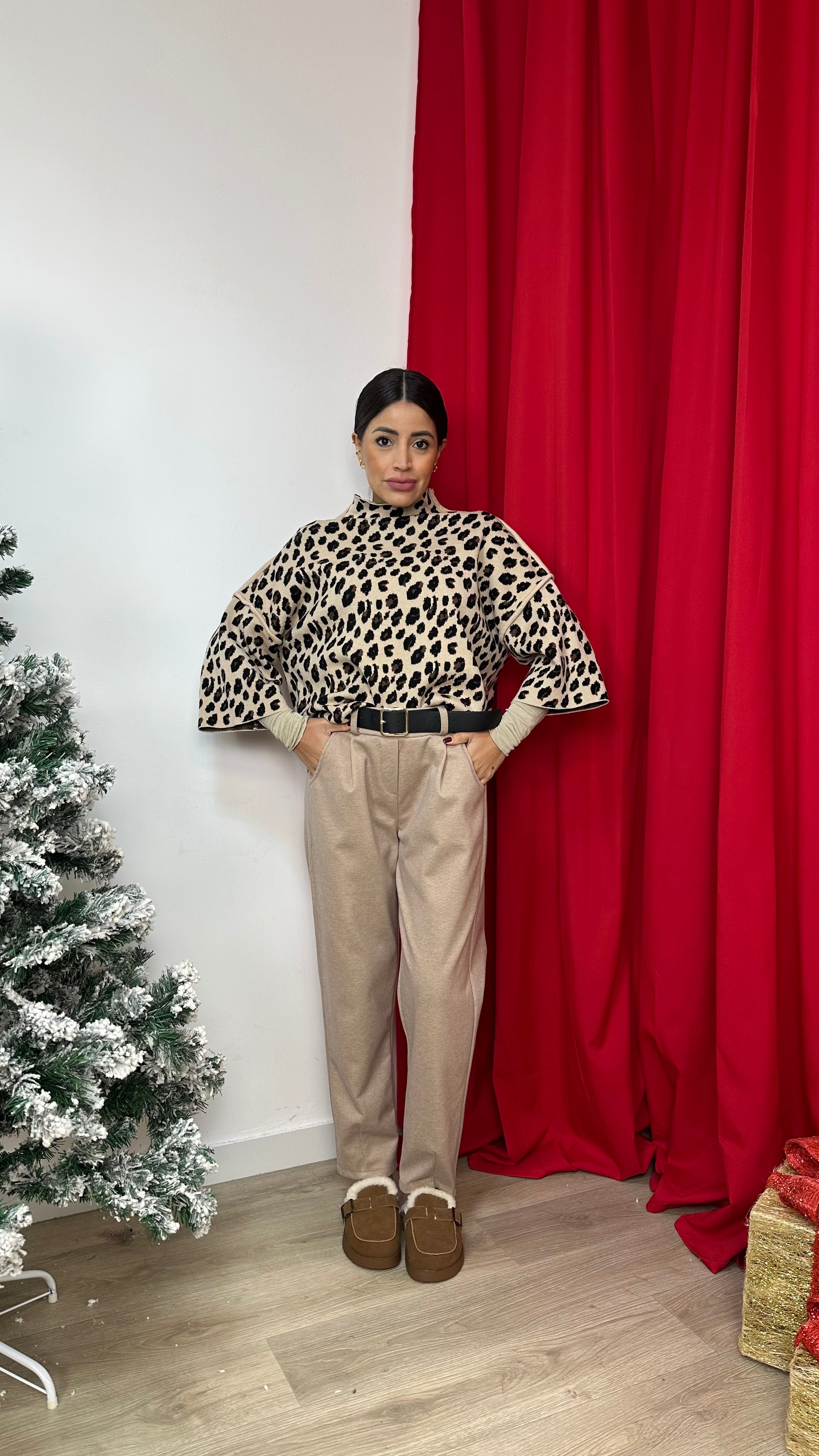 Pantalone a Sigaretta con le Pance