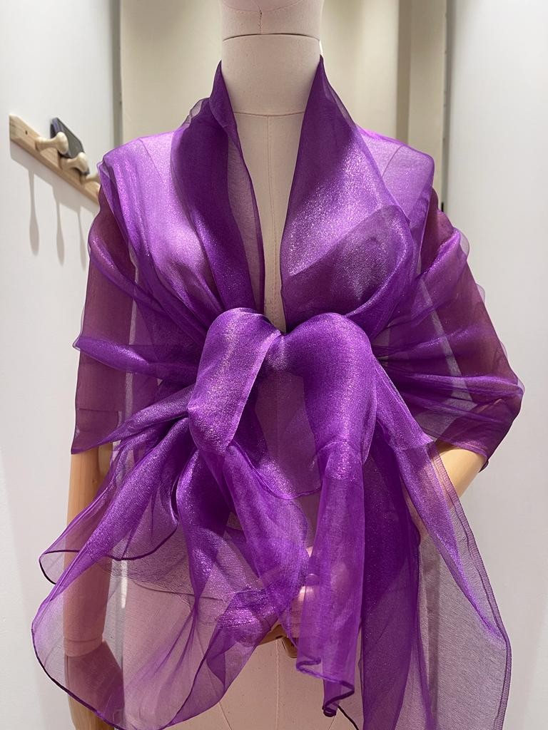 Stola lurex in seta