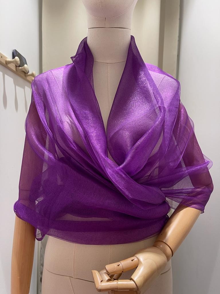 Stola lurex in seta