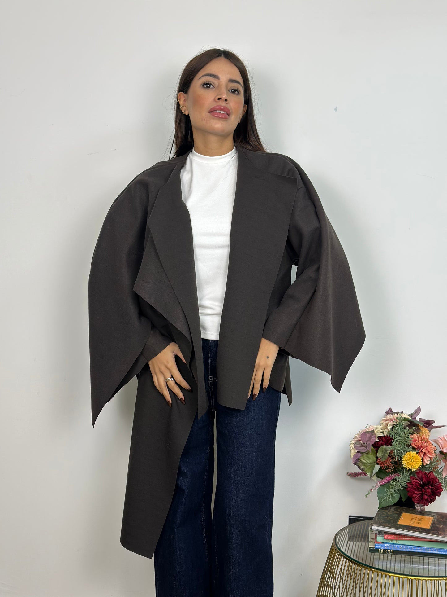 Giacca Mantello in Panno