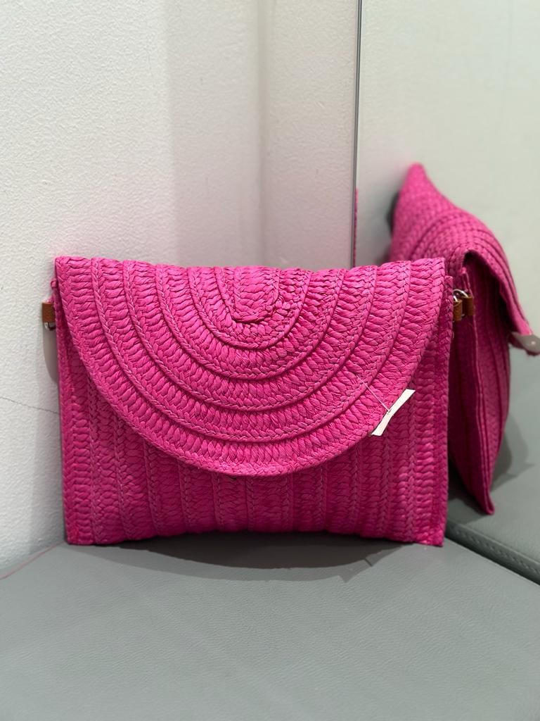 Pochette in paglia