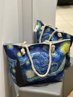 Borsa da mare con dipinto