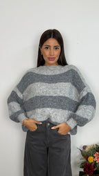 Maglione Morbido a Righe