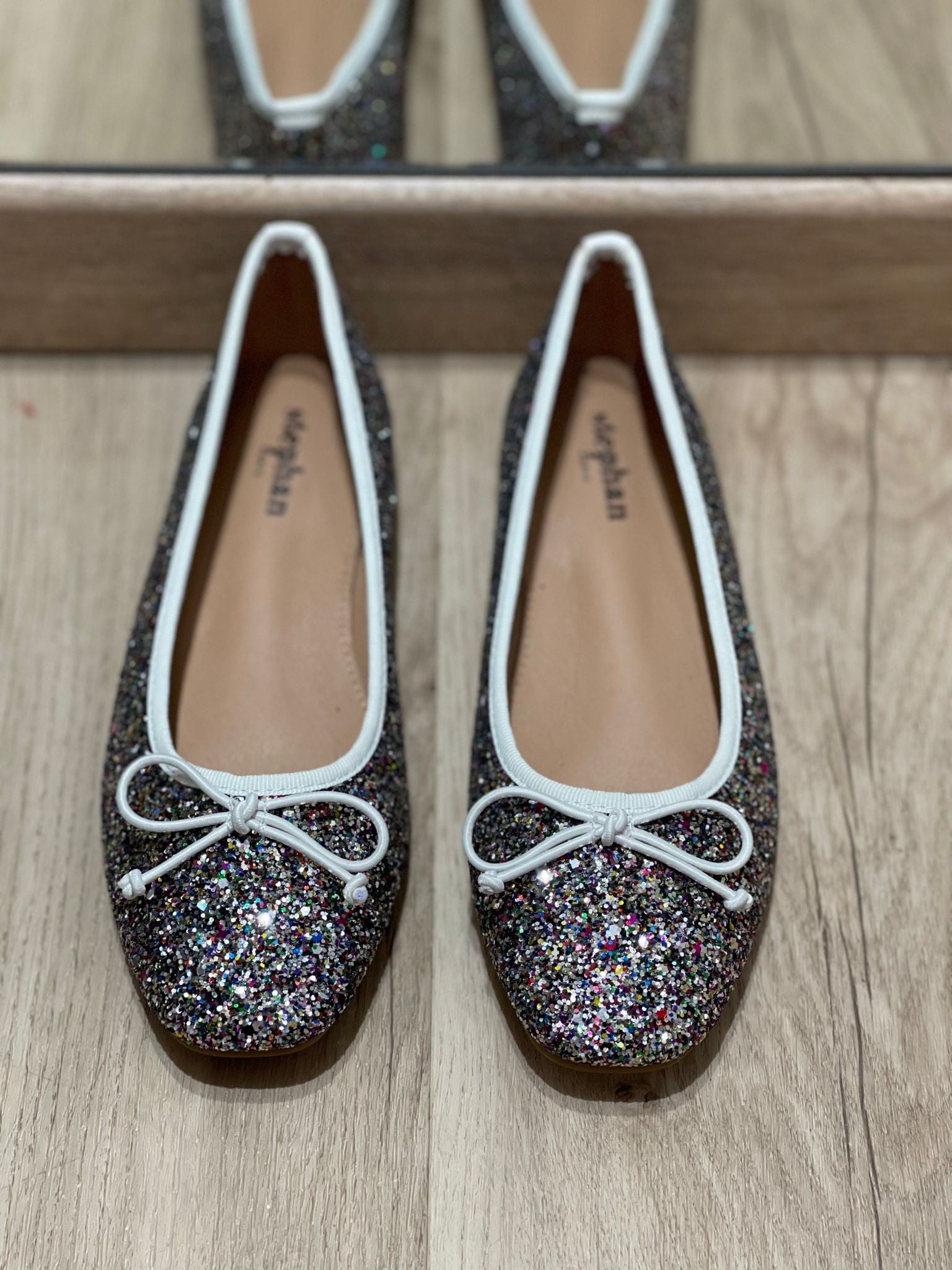 Ballerine brillantinate