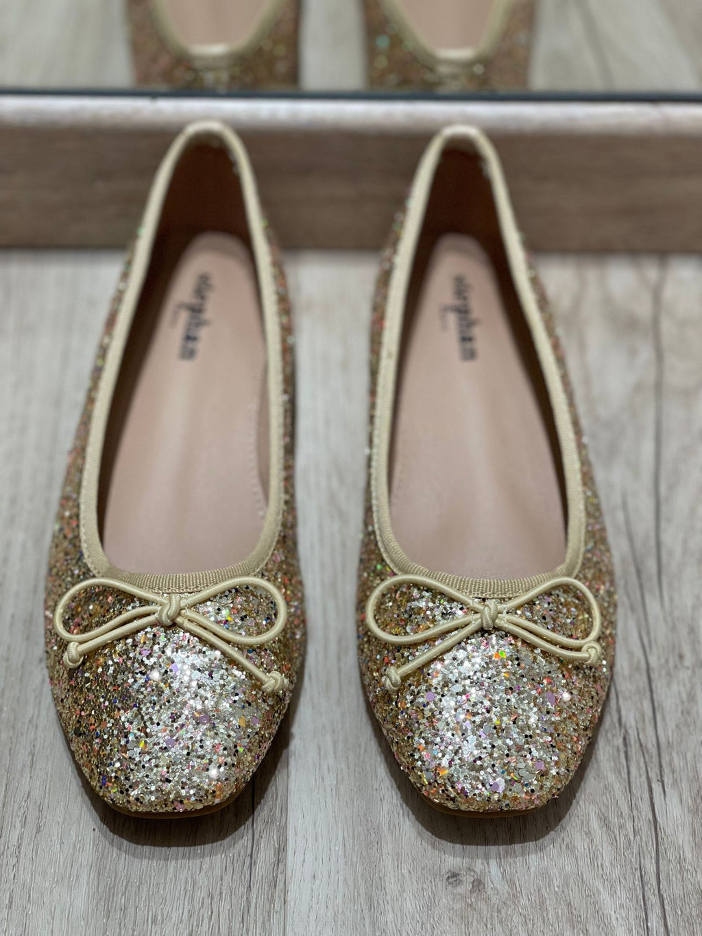 Ballerine brillantinate