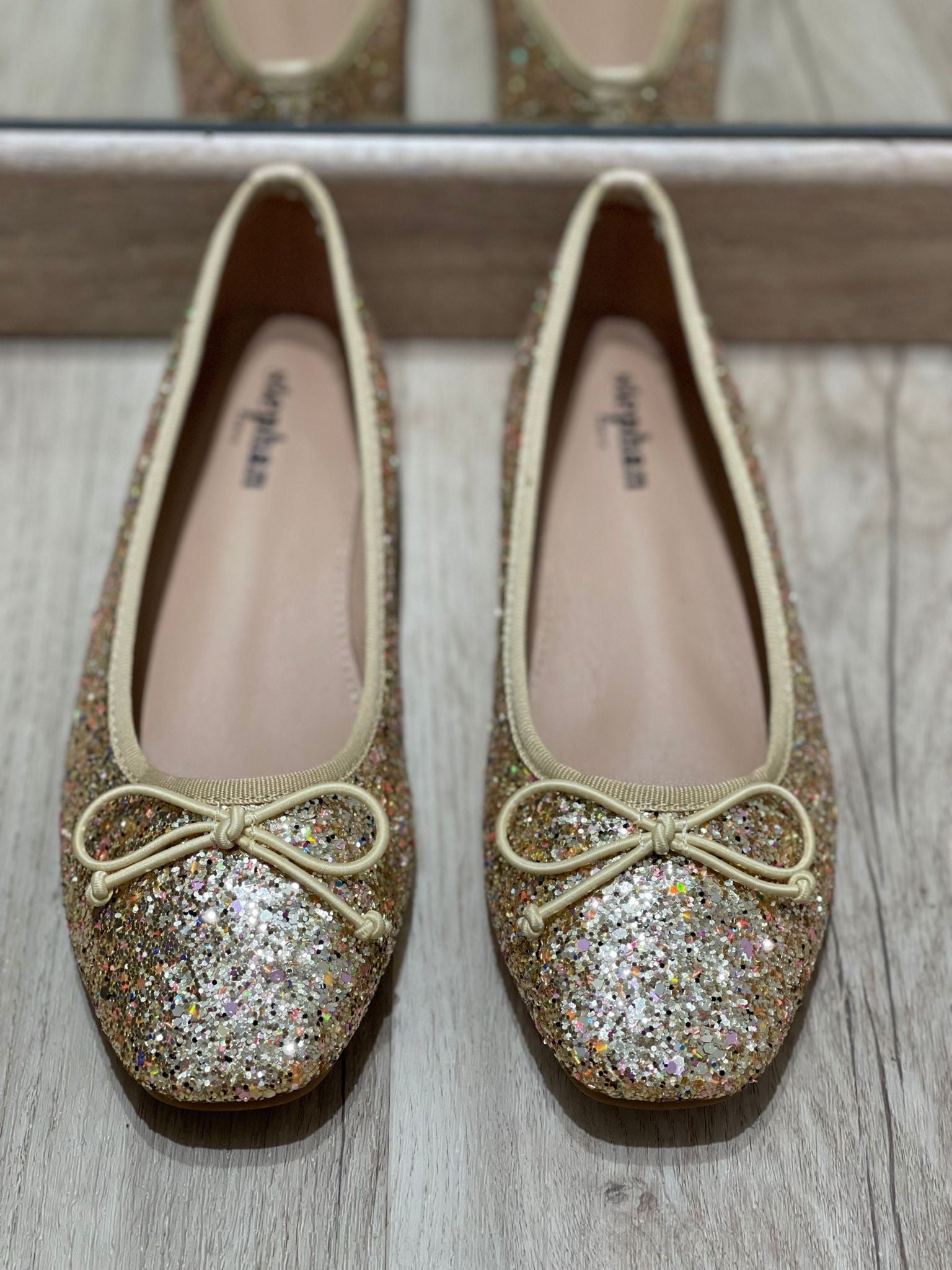 Ballerine brillantinate