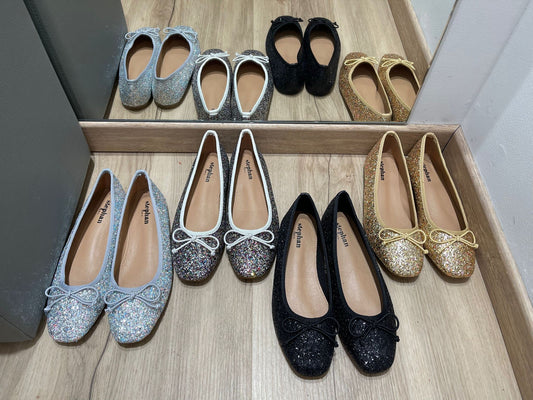 Ballerine brillantinate