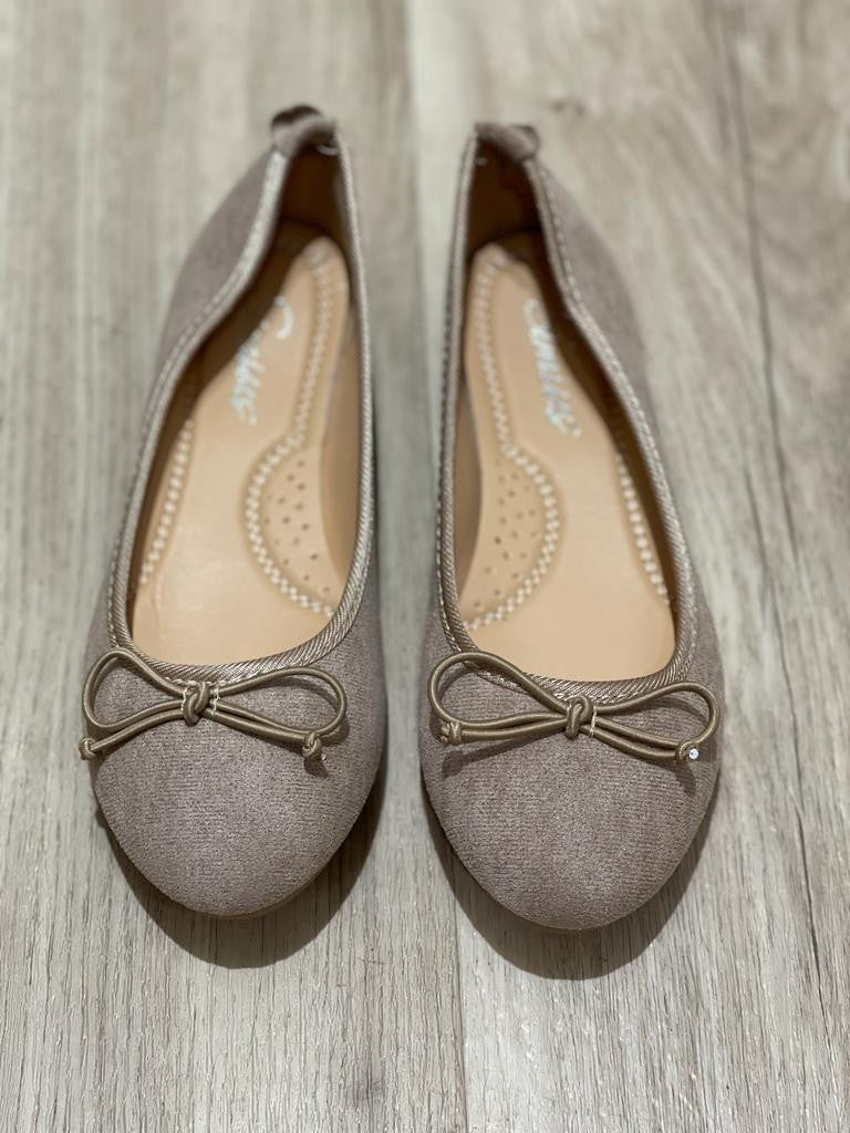 Ballerine in camoscio