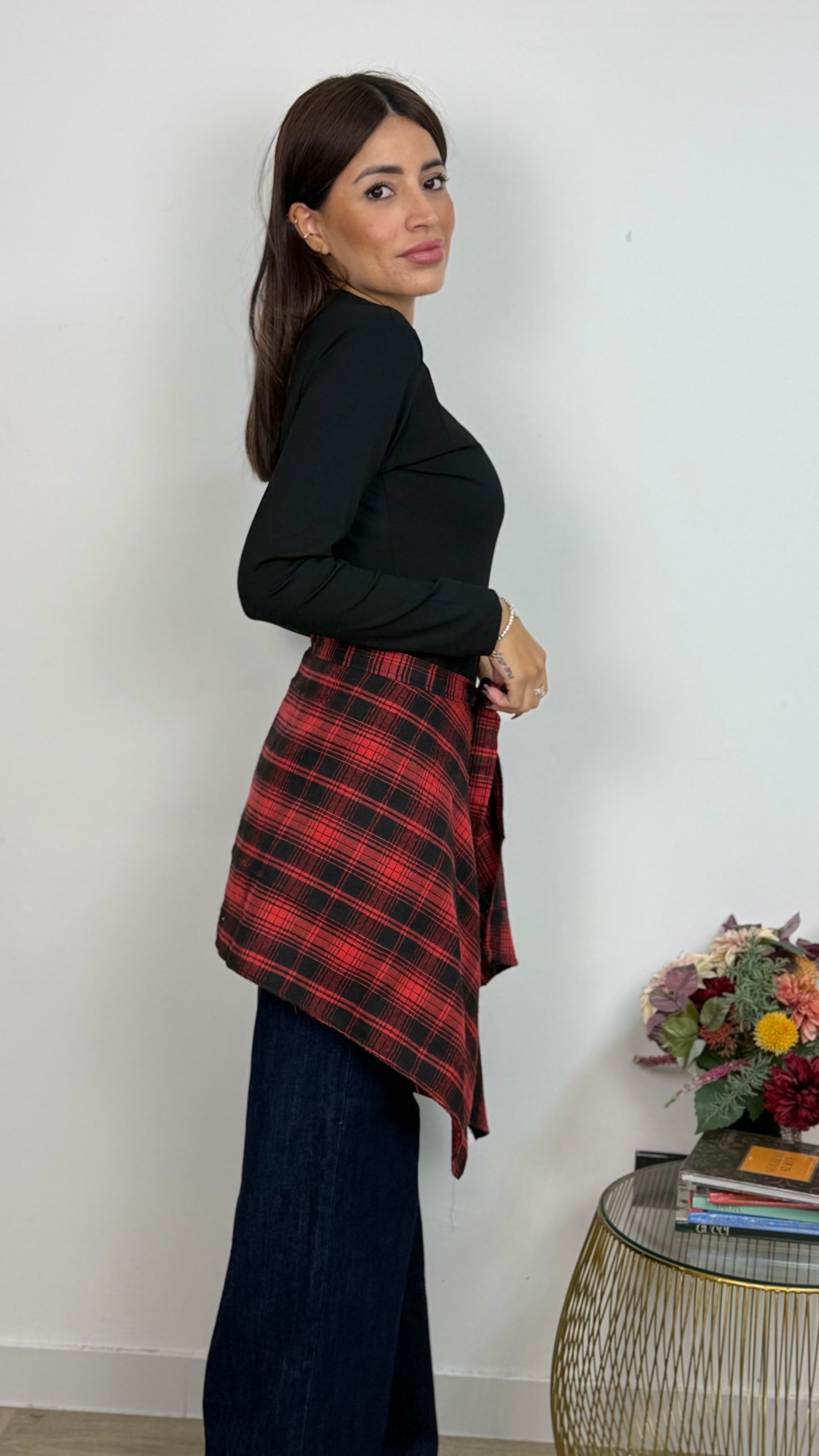 Camicia finta in vita