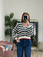 Cardigan a Righe