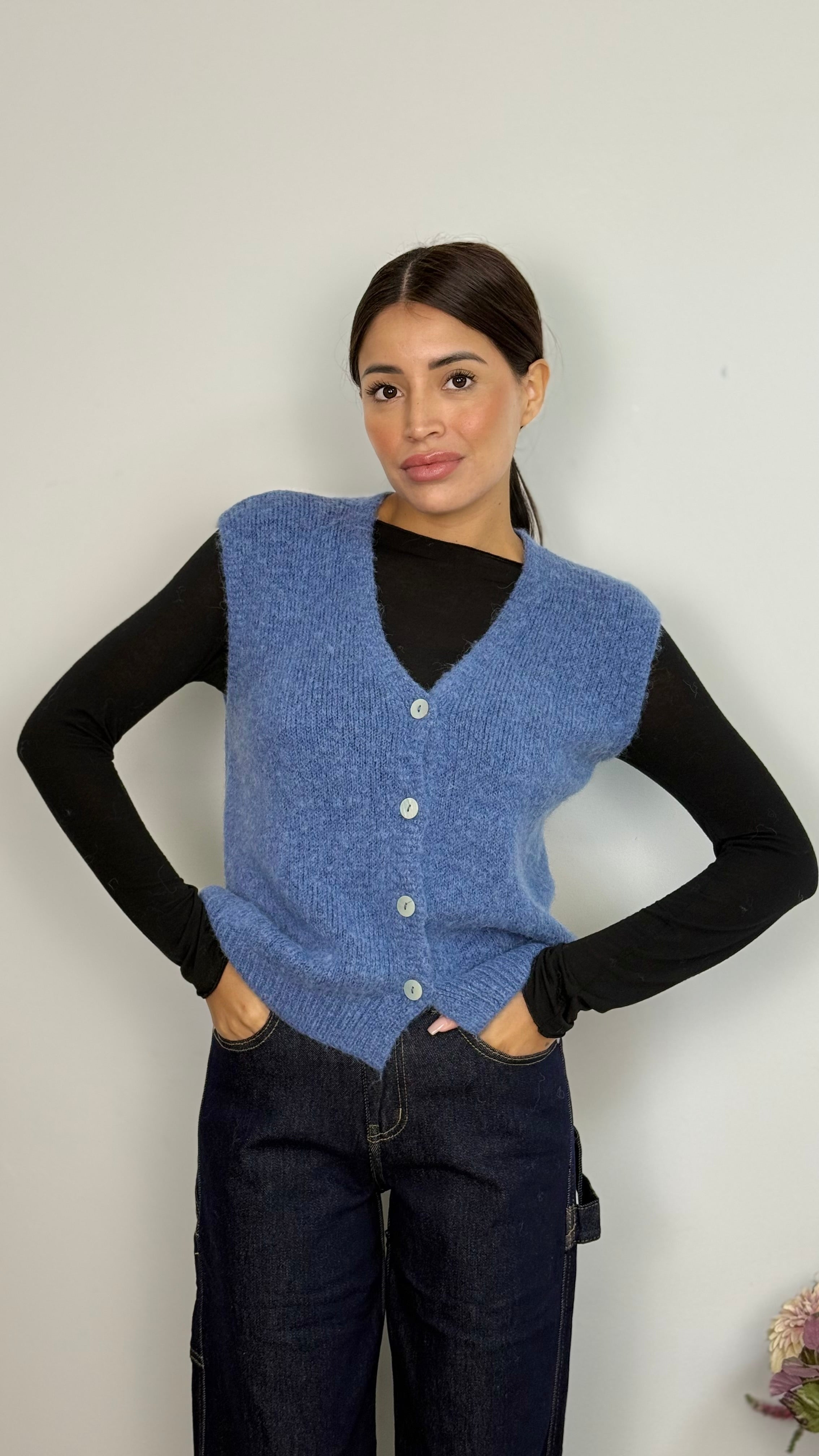 Gilet con Bottoni
