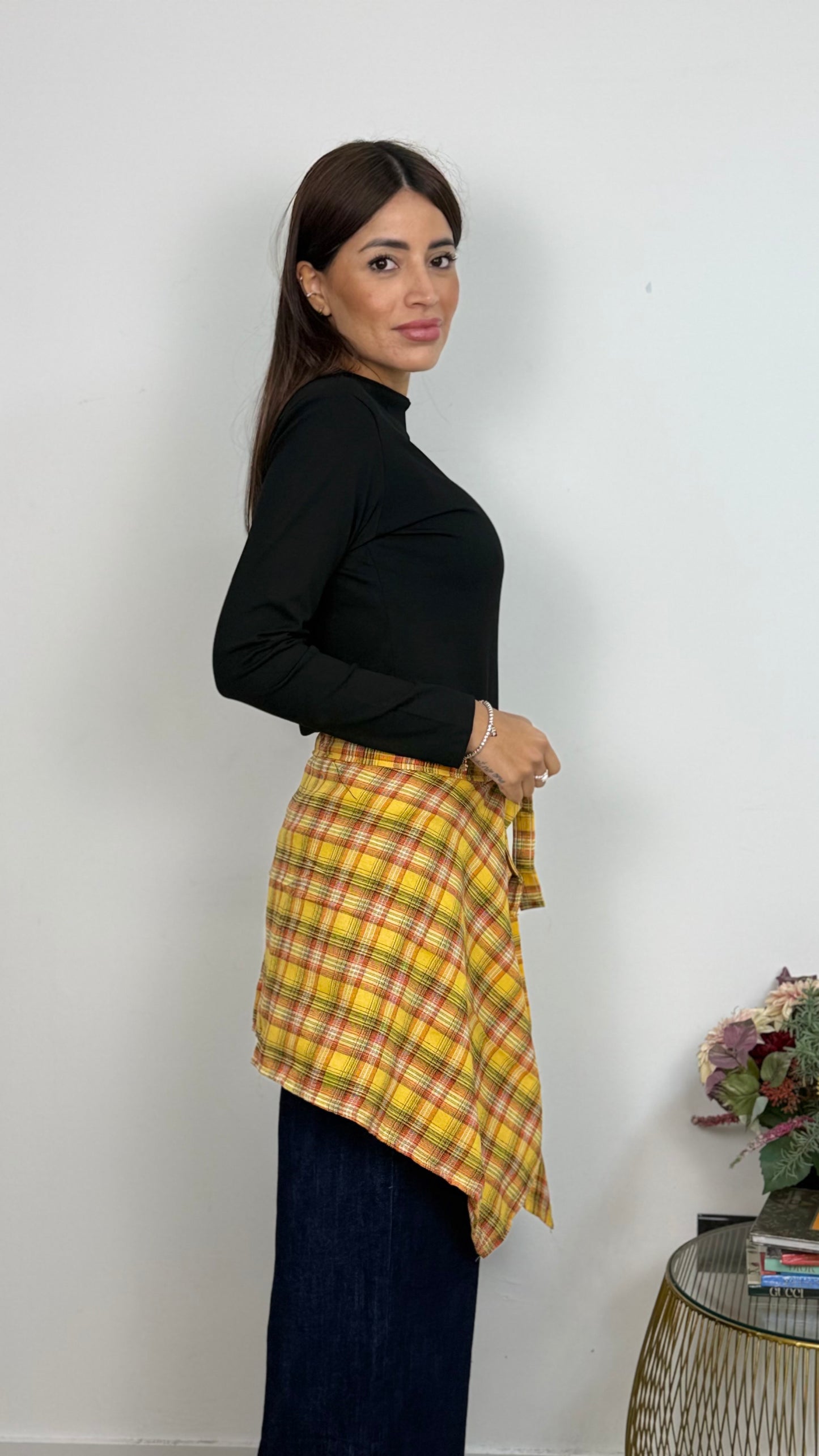 Camicia finta in vita