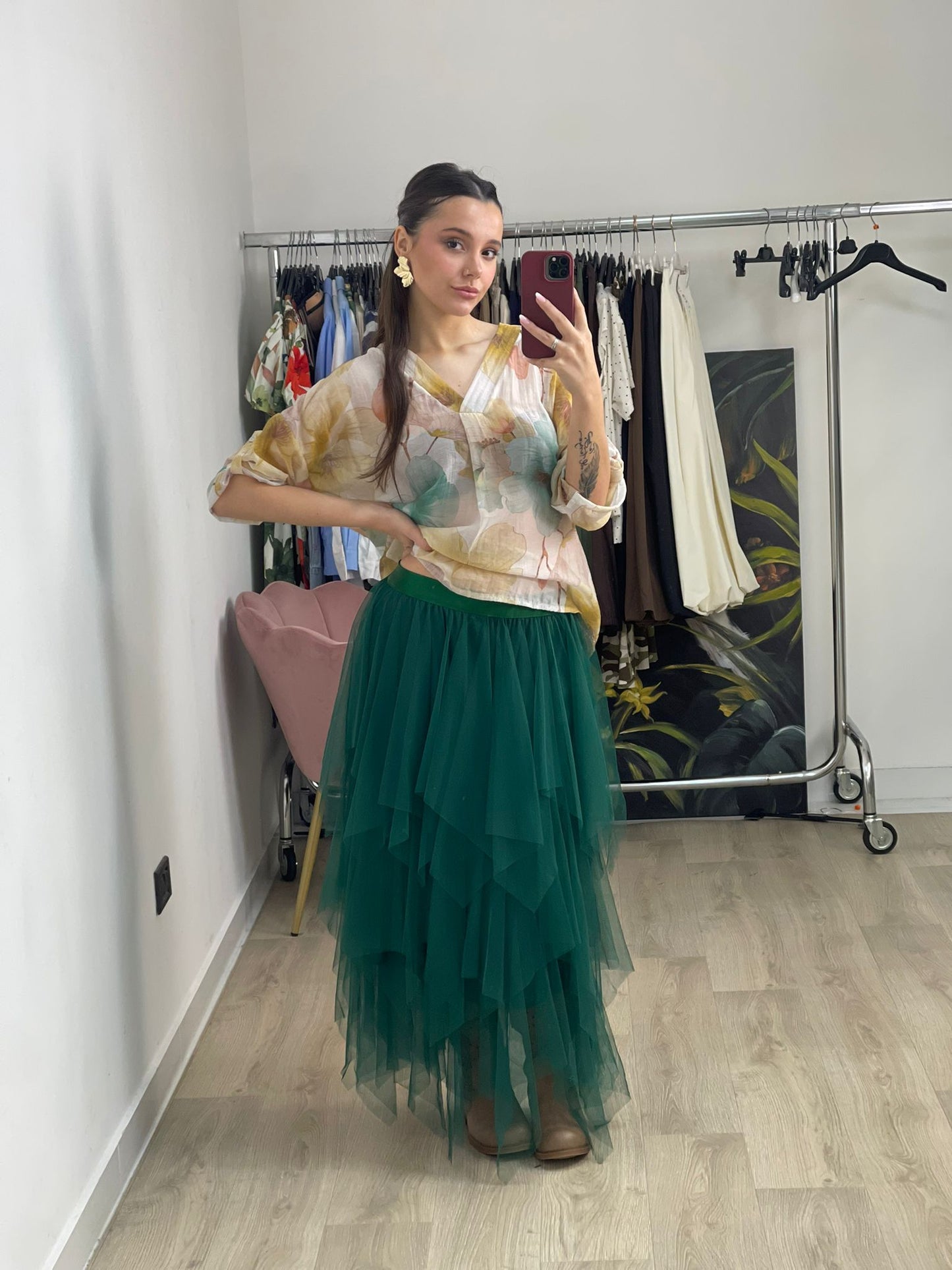 Gonna tulle svasato