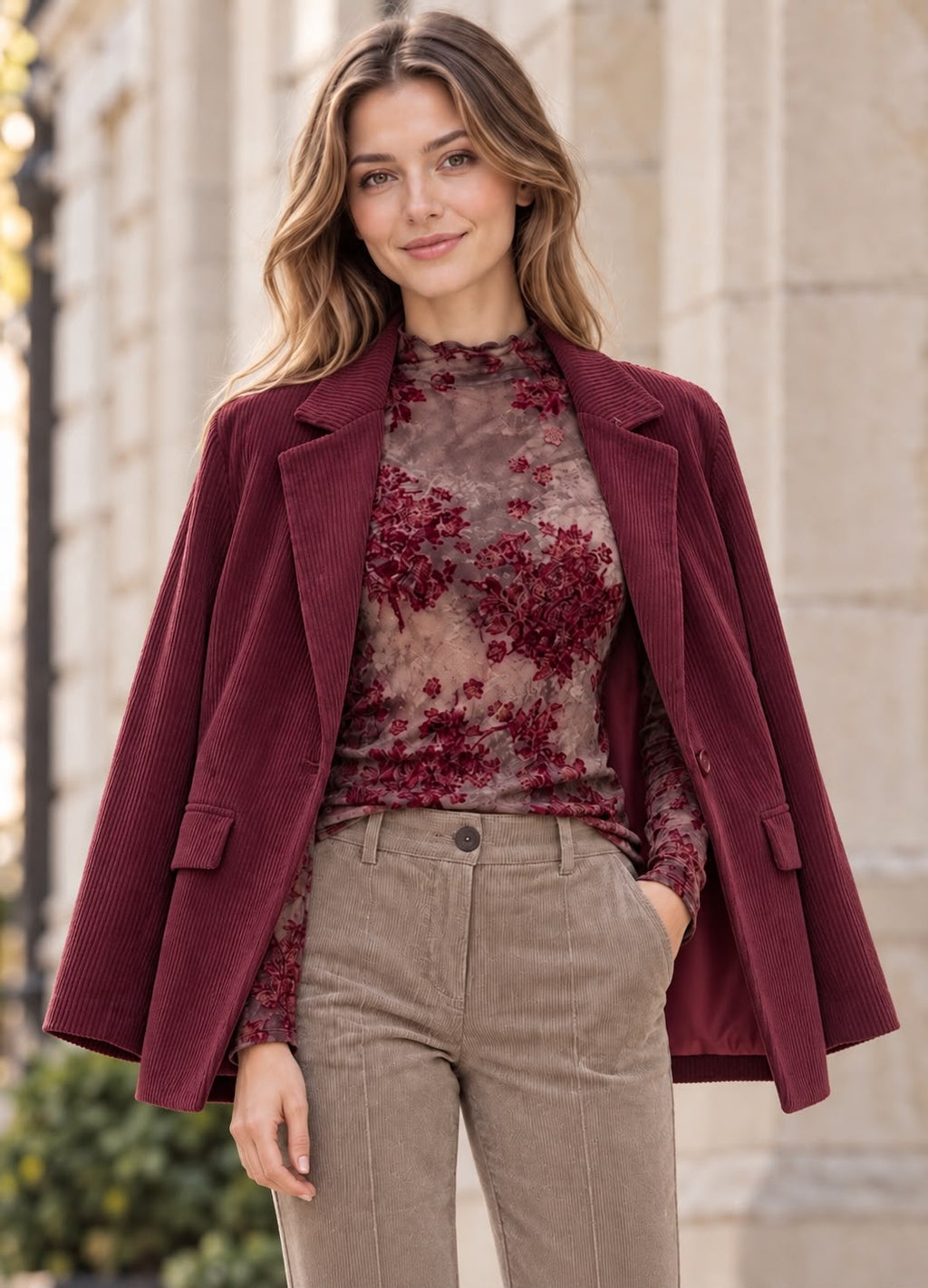 Blazer in Velluto