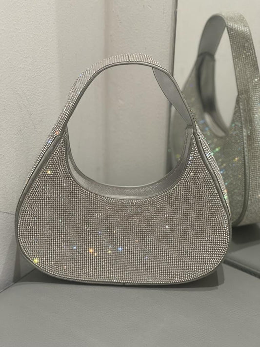 Borsa a mano strass