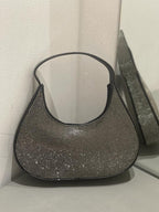 Borsa a mano strass