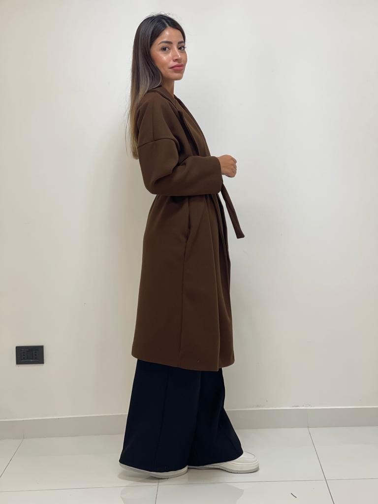 Cappotto con laccio