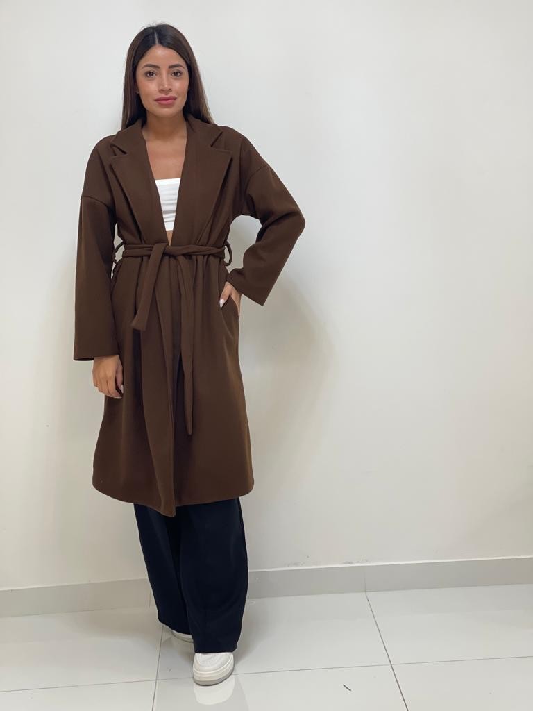 Cappotto con laccio