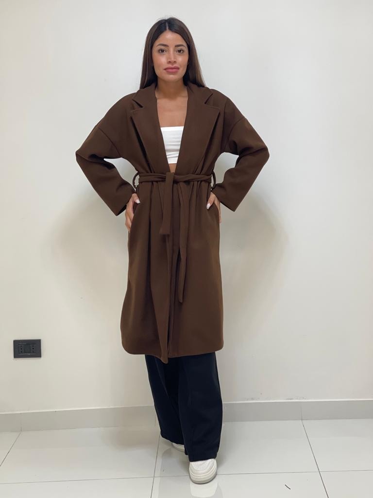 Cappotto con laccio
