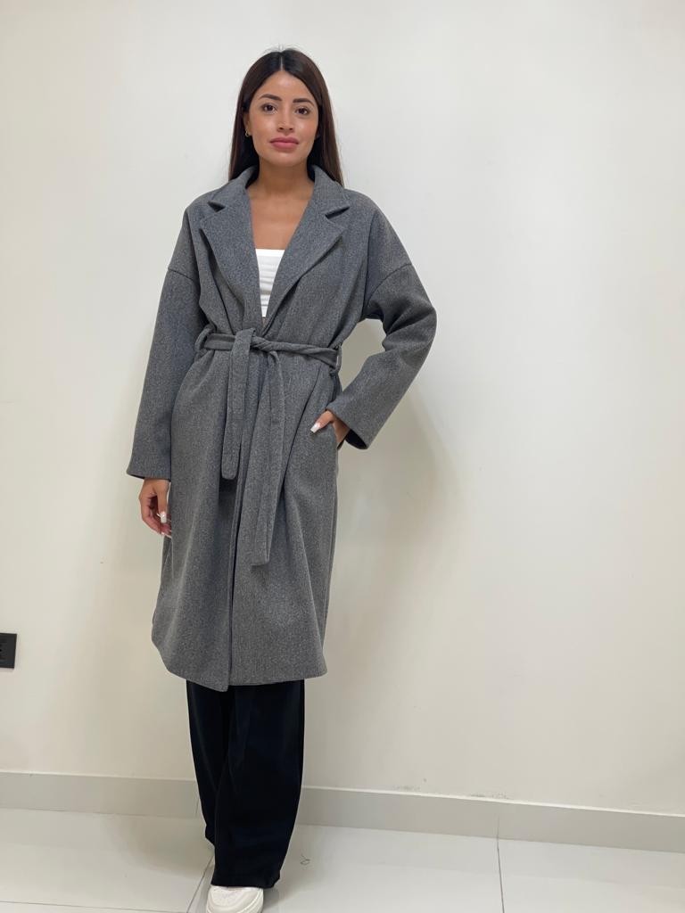 Cappotto con laccio