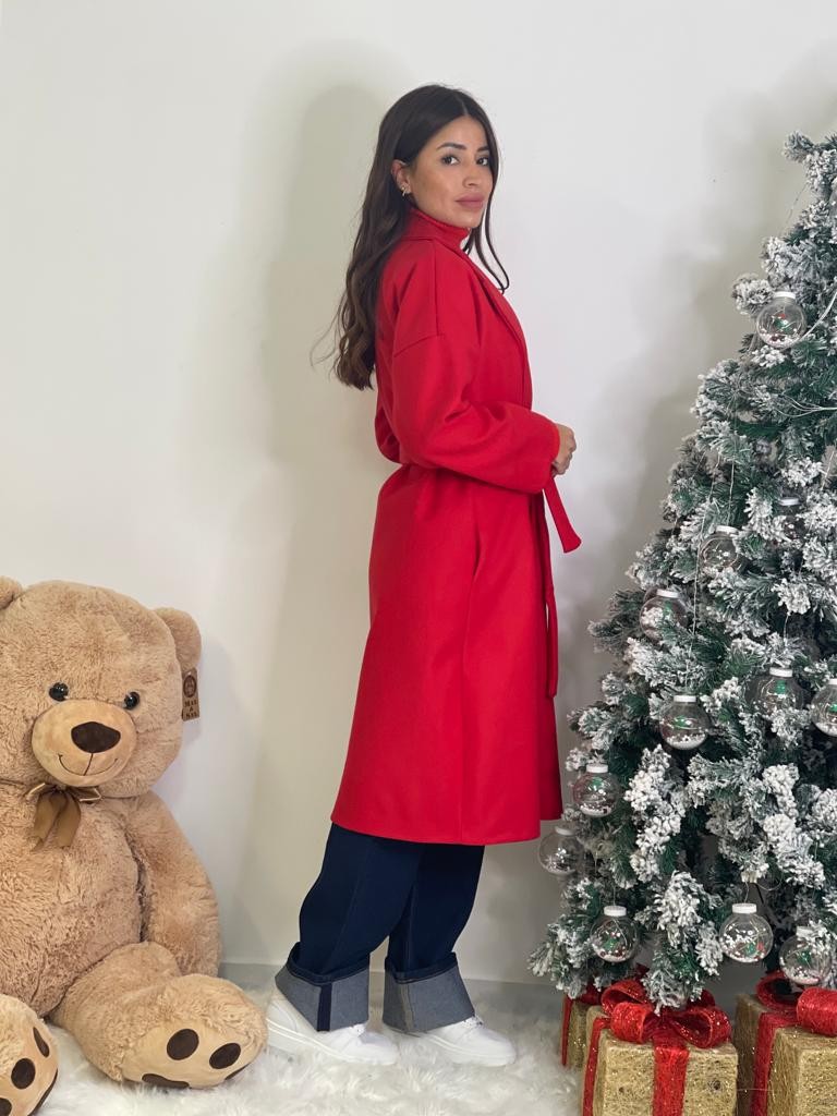 Cappotto con laccio