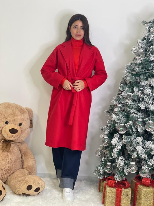 Cappotto con laccio
