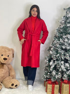 Cappotto con laccio