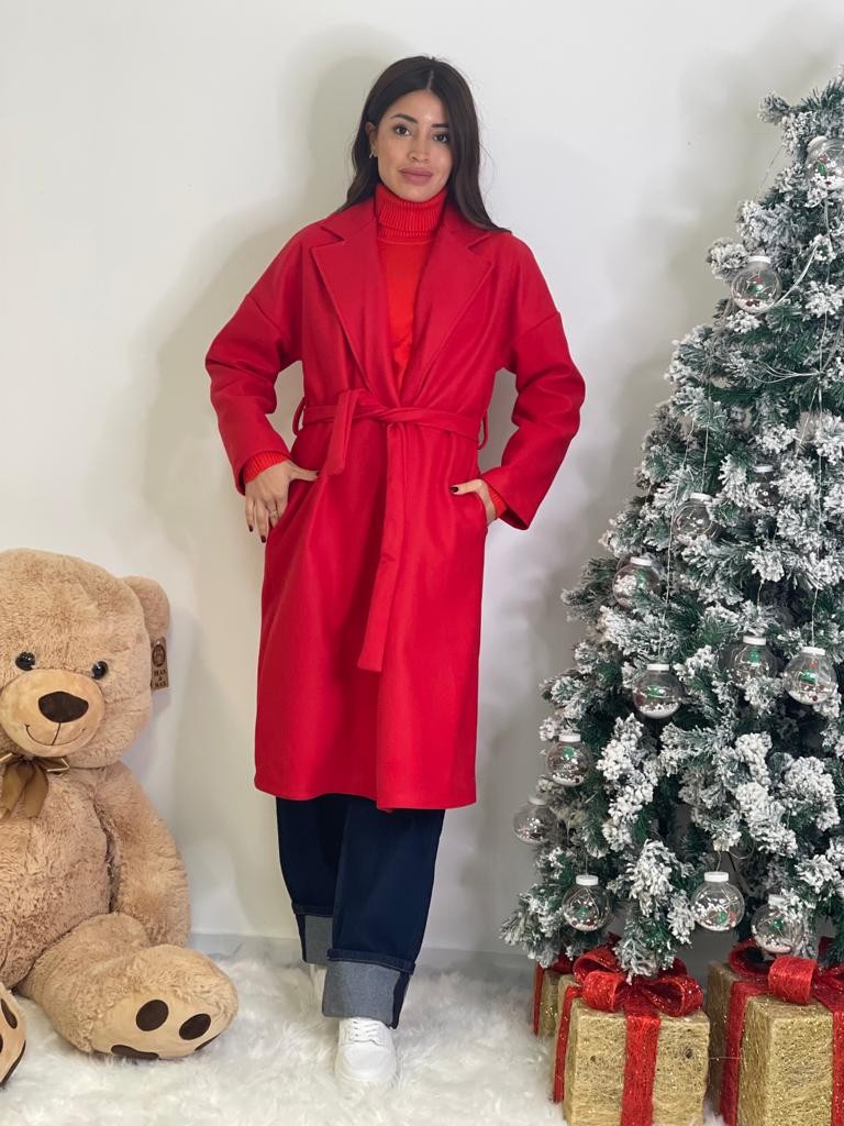 Cappotto con laccio