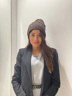 Cappello intrecciato misto cashmere