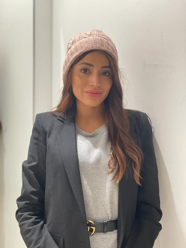 Cappello intrecciato misto cashmere