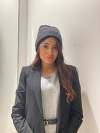 Cappello intrecciato misto cashmere