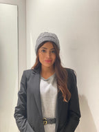 Cappello intrecciato misto cashmere