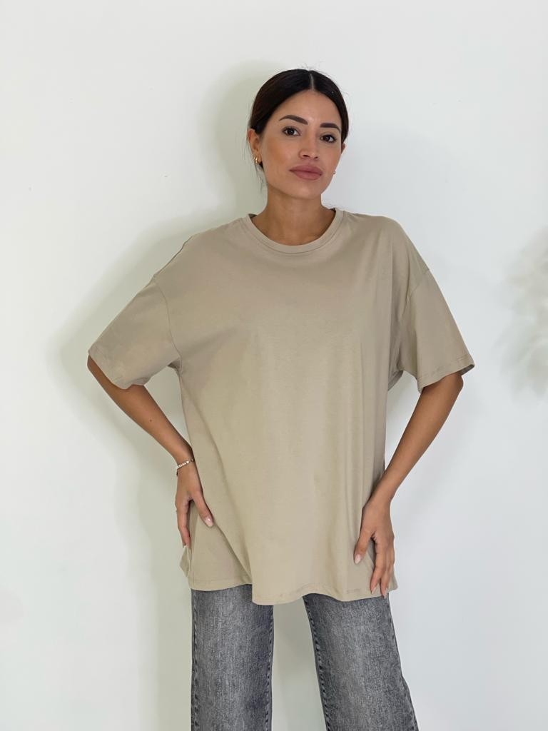 T-shirt over